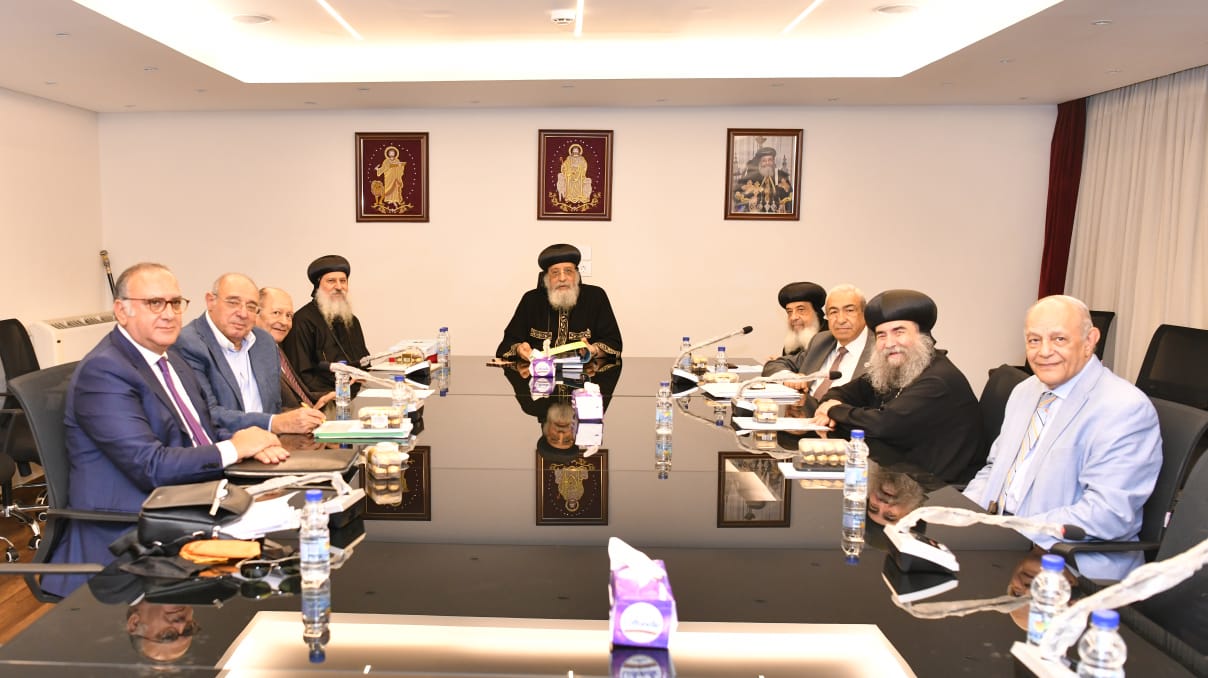 H.H. Pope Tawadros II Meets the Coptic Endowment Authority