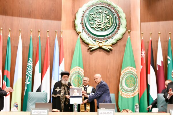 H.H. Pope Tawadros II Receives an Honorary Doctorate from the Arab Academy for Science, Technology and Maritime Transport