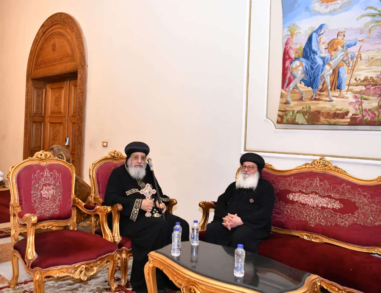H.H. Pope Tawadros ll Receives H.G. Bishop Giovanni, Bishop of Middle of Europe