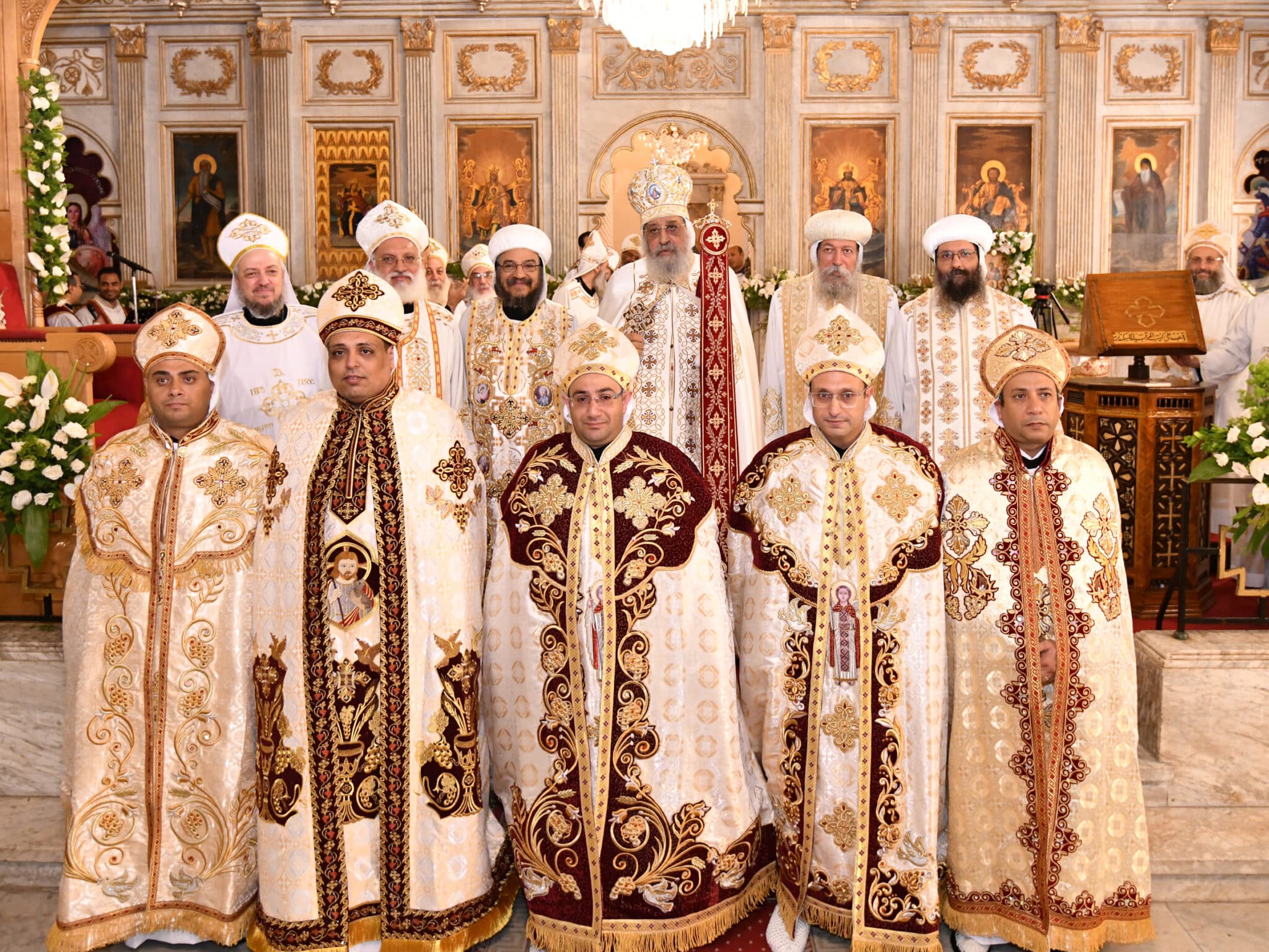 H.H. Pope Tawadros II Ordains Five New Priests for Alexandria and Evangelism in Asia, and a New Hegumen for Alexandria